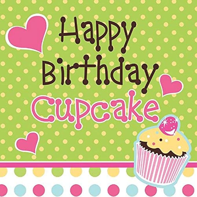 SWEET TREATS HAPPY BIRTHDAY LUNCHEON NAPKINS 16 PIECES